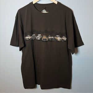 Newport Blue T-Shirt Men’s L Vintage Trucks Graphic - Brown Surf Shirt